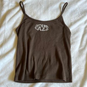 brown “your call” brandy tank